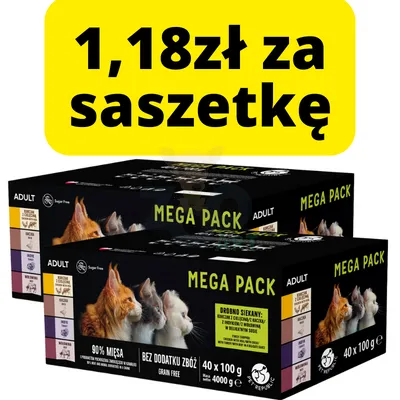 PetRepublic karma mokra dla kota kawałki w delikatnym sosie 80x100g