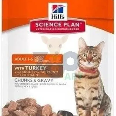 HILL'S SP Science Plan Feline Adult Indyk 85g saszetka