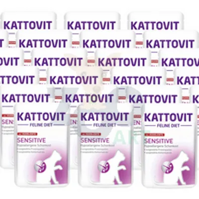 Kattovit Sensitive kurczak+kaczka 24x85g saszetka