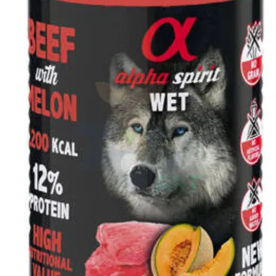 ALPHA SPIRIT Wołowina z melonem 400g