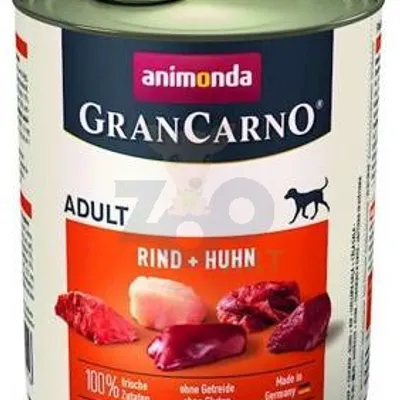 ANIMONDA Grancarno Adult Dog Wołowina + kurczak 800g