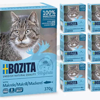 BOZITA Cat Makrela W Galaretce 6 x 370g