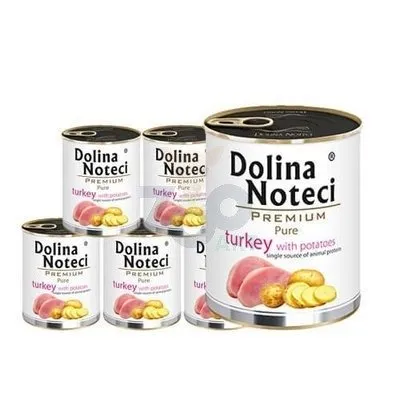 DOLINA NOTECI Premium Pure Indyk z ziemniakami 6x800g