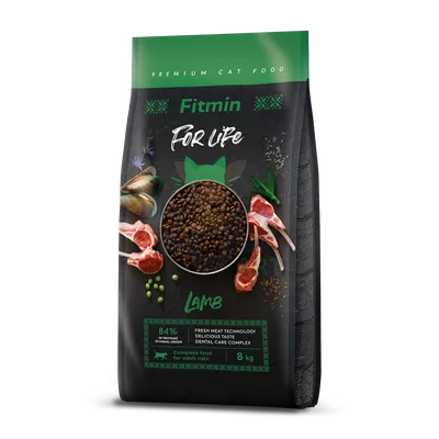 FITMIN Cat For Life Adult Lamb 8kg