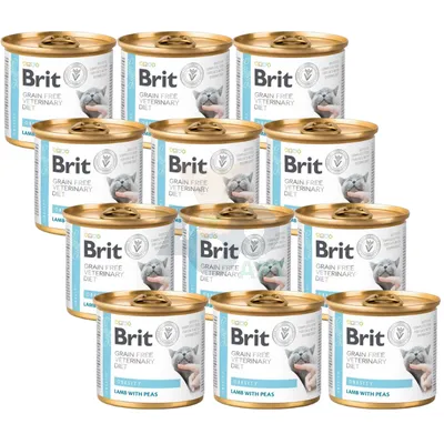 Brit gf veterinary diets cat Obesity 12x200g