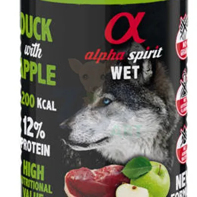 ALPHA SPIRIT Kaczka z jabłkiem 400g