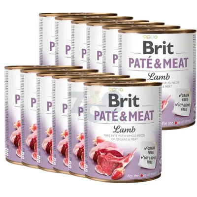 BRIT PATE & MEAT LAMB 12x800g