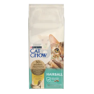 PURINA Cat Chow Hairball Karma bogata w kurczaka 15kg