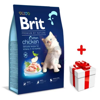 BRIT Premium By Nature Kitten 1,5kg + niespodzianka dla kota GRATIS!