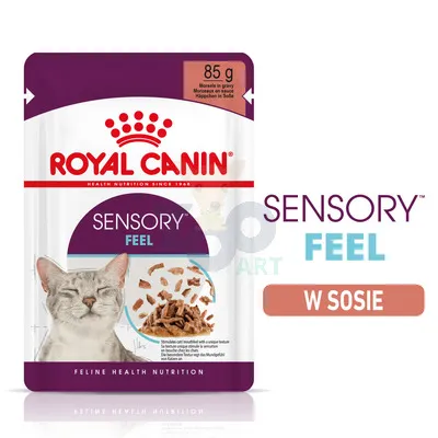 ROYAL CANIN Sensory Feel karma mokra, kawałki w sosie 12x85g