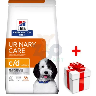 HILL'S PD Prescription Diet Canine c/d Urinary Care 4kg + niespodzianka dla psa GRATIS!