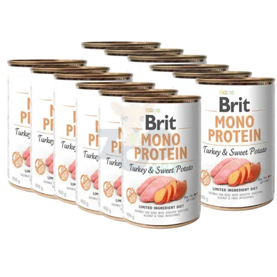 BRIT MONO PROTEIN TURKEY & SWEET POTATO 12x400g