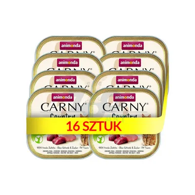 ANIMONDA Carny Country Adult Kurczak,Cielęcina i Sarna 16x100g