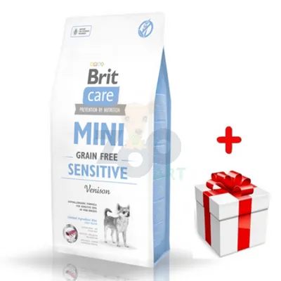 BRIT CARE Mini Grain-Free Sensitive 2kg + niespodzianka dla psa GRATIS!