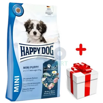 HAPPY DOG Mini Puppy 4kg + niespodzianka dla psa GRATIS!