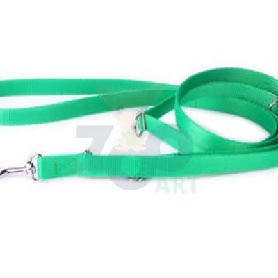 DogStuffs Smycz Regulowana – Zielona 20mm/220cm