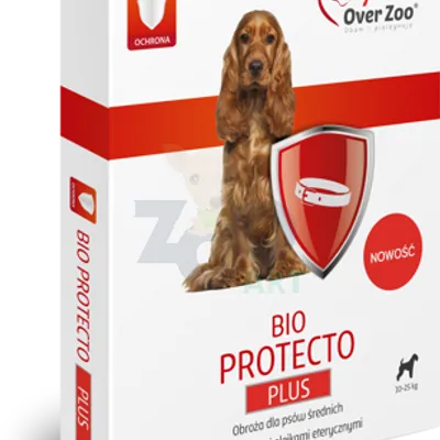 OVER ZOO Obroża BIO PROTECTO Plus dla psów średnich 60cm