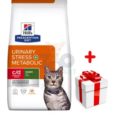 HILL'S PD Prescription Diet c/d Urinary Stress+ Metabolic Feline 1,5kg + niespodzianka dla kota GRATIS!