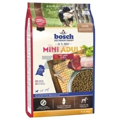 Bosch Adult Mini Lamb & Rice, jagnięcina i ryż (nowa receptura) 1kg