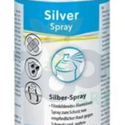 Kerbl Aluminiowy spray do ochrony skóry przed brudem i innymi czynnikami, Silver Spray, 200 ml