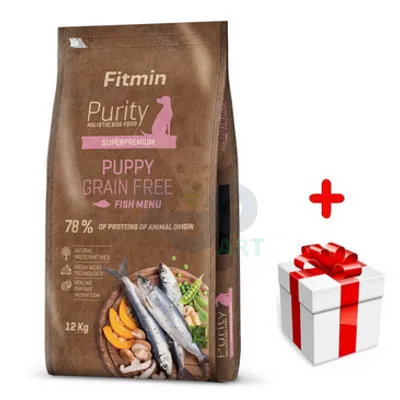 FITMIN Purity Puppy Grainfree Fish 12kg + niespodzianka dla psa GRATIS!