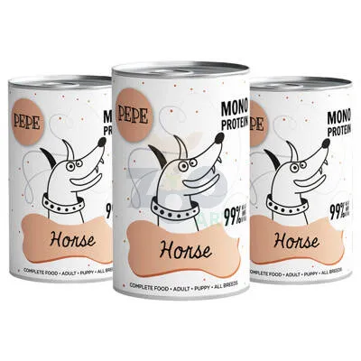 PEPE MONO PROTEIN Horse (konina) 3x400g