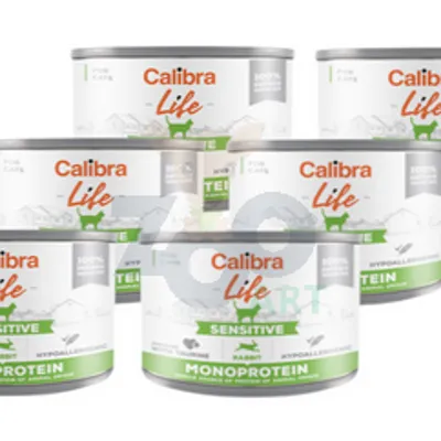 CALIBRA Cat Life Sensitive Rabbit 6x200g