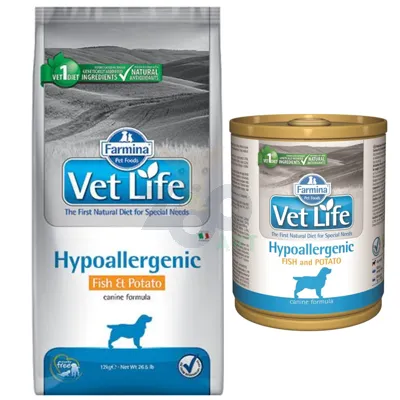 FARMINA Vet Life Dog Hypoallergenic Fish & Potato 12kg + Puszka Hypoallergenic Fish & Potato 300g