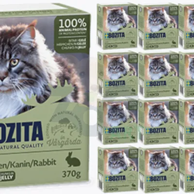 BOZITA Cat Królik W Galaretce  16 x 370g