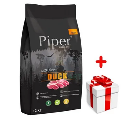 DOLINA NOTECI Piper Animals z kaczką 12kg  + niespodzianka dla psa GRATIS!