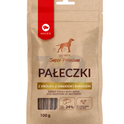 MACED Pałeczki z królika z jabłkiem i burakiem 100g