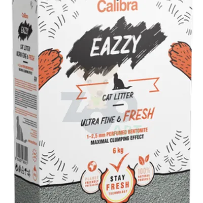 CALIBRA Eazzy Ultra Fine&Fresh Żwirek Bentonitowy 6kg