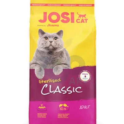 JOSERA JosiCat Classic Sterilised 18kg + niespodzianka dla kota GRATIS!