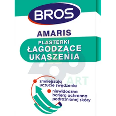 BROS Amaris - plasterki łagodzące ukąszenia 20szt