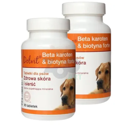 Dolvit Beta karoten & biotyna forte 2x90 tabletek