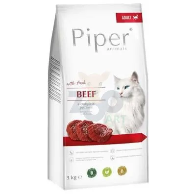 DOLINA NOTECI Piper Animals z wołowiną dla kotów 3kg