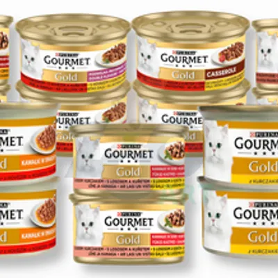 Purina Gourmet Gold w sosie mix 7 smaków 14x85g