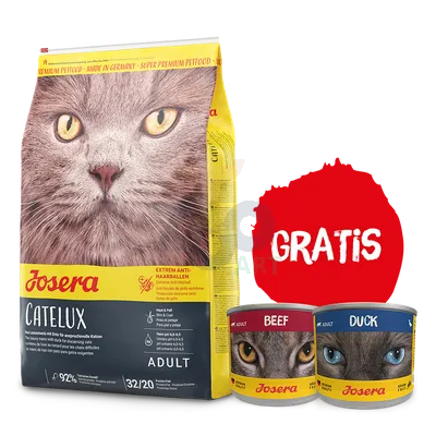 JOSERA Catelux 10kg + 2x puszka 200g GRATIS!!