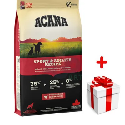 ACANA  Sport & Agility 11,4kg + niespodzianka dla psa GRATIS!