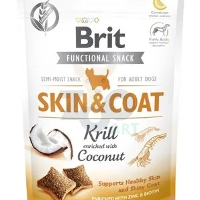 BRIT CARE DOG FUNCTIONAL SNACK SKIN&COAT KRILL 150g