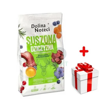 DOLINA NOTECI Premium Dziczyzna- karma suszona dla psa 9kg + niespodzianka dla psa GRATIS!