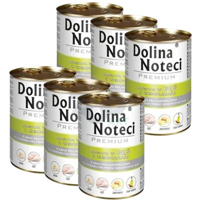 Dolina Noteci Premium Gęś z ziemniakami 6x400g