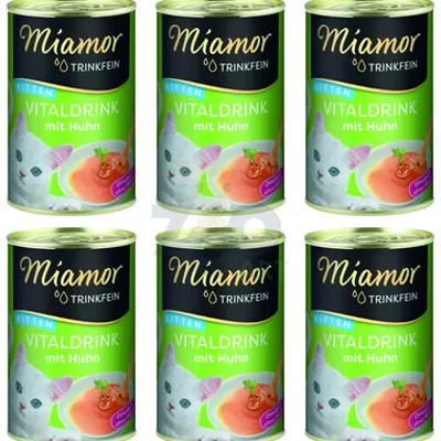 Miamor VitalDrink Kitten z kurczakiem 6x135ml