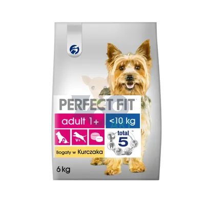 PERFECT FIT (Adult 1+) 6kg Bogaty w kurczaka - sucha karma dla psa małej rasy