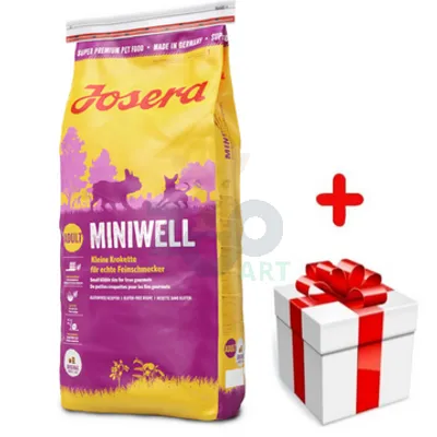 JOSERA Miniwell 10kg + niespodzianka dla psa GRATIS!