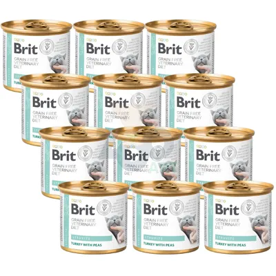 Brit gf veterinary diets cat Struvite 12x200g