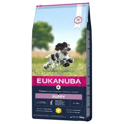 EUKANUBA Puppy&Junior Medium Breed 15kg | Darmowa dostawa