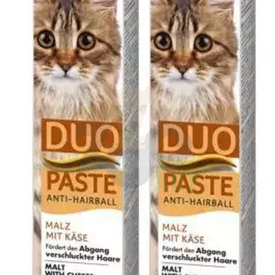 GIMBORN Gim Cat Pasta Anti-Hairball Duo malt z serem 2x50g