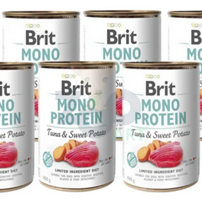 BRIT MONO PROTEIN TUNA & SWEET POTATO 6x400g