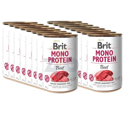 BRIT MONO PROTEIN BEEF 18x400g